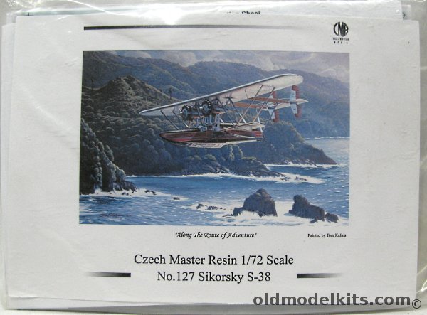 Czech Master 1/72 Sikorsky S-38 - US Navy VJ-5 DII-4 / New York Rio and Buenos Aires Line (NYRBA) 1929 / Pan American Airways 1931/32 / Osa's Ark (Martin and Osa Johnson's African Flights 1933) / Carnauba (Johnson & Sons Carnauba aerial expedition in Brazil 1935), 127 plastic model kit